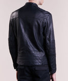 Biker Jacket - Men Real Lambskin Motorcycle Leather Biker Jacket KM284 - Koza Leathers