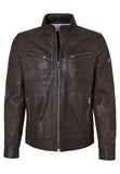 Biker Jacket - Men Real Lambskin Motorcycle Leather Biker Jacket KM286 - Koza Leathers