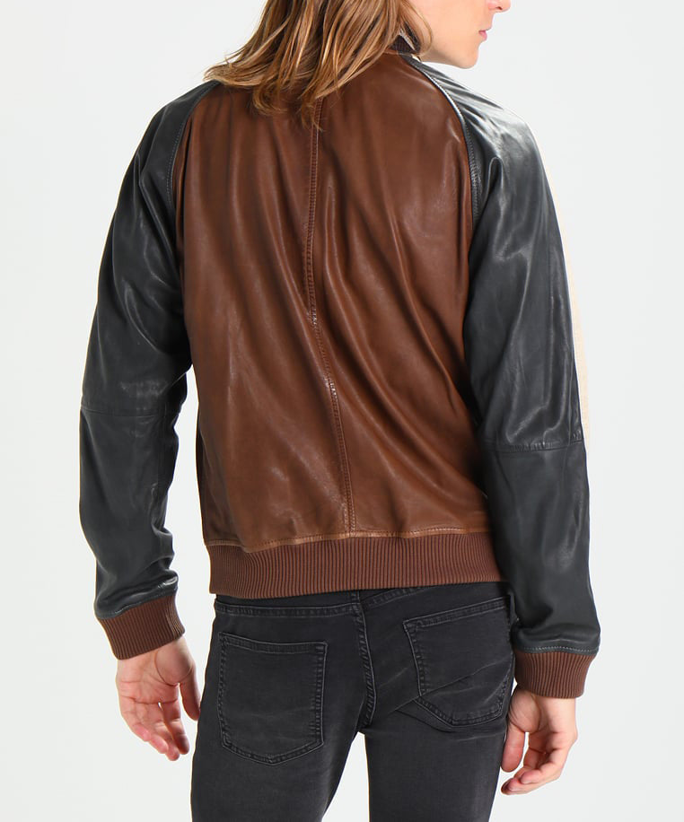 Biker Jacket - Men Real Lambskin Motorcycle Leather Biker Jacket KM289 - Koza Leathers
