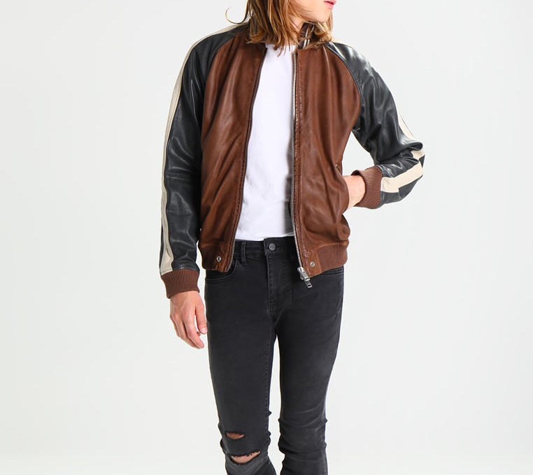 Biker Jacket - Men Real Lambskin Motorcycle Leather Biker Jacket KM289 - Koza Leathers