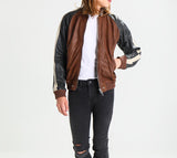 Biker Jacket - Men Real Lambskin Motorcycle Leather Biker Jacket KM289 - Koza Leathers