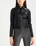 Koza Leathers Women's Real Lambskin Leather Bomber Jacket KW244