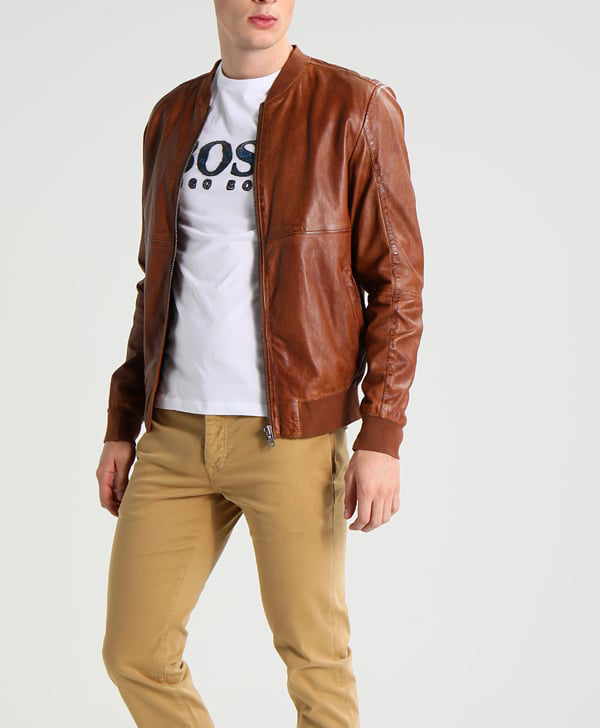 Biker Jacket - Men Real Lambskin Motorcycle Leather Biker Jacket KM292 - Koza Leathers