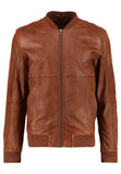 Biker Jacket - Men Real Lambskin Motorcycle Leather Biker Jacket KM292 - Koza Leathers