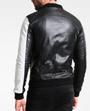 Biker Jacket - Men Real Lambskin Motorcycle Leather Biker Jacket KM294 - Koza Leathers