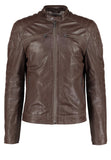 Biker Jacket - Men Real Lambskin Motorcycle Leather Biker Jacket KM297 - Koza Leathers