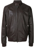 Men Real Lambskin Motorcycle Leather Biker Jacket KM359