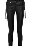 Koza Leathers Women's Real Lambskin Leather Capri Pant WP037