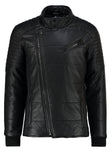 Biker Jacket - Men Real Lambskin Motorcycle Leather Biker Jacket KM306 - Koza Leathers