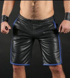 Koza Leathers Men's Real Lambskin Leather Shorts MS004