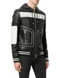 Biker Jacket - Men Real Lambskin Motorcycle Leather Biker Jacket KM360 - Koza Leathers