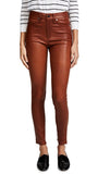 Koza Leathers Women's Real Lambskin Leather Capri Pant WP041