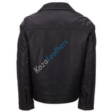 Biker Jacket - Men Real Lambskin Motorcycle Leather Biker Jacket KM205 - Koza Leathers