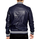 Biker Jacket - Men Real Lambskin Motorcycle Leather Biker Jacket KM316 - Koza Leathers