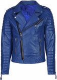 KL Koza Leathers Men's Genuine Lambskin Leather Jacket KP005