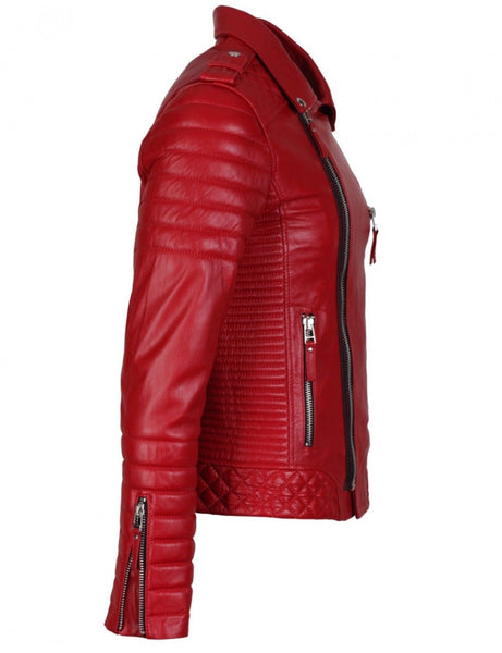 Men Real Lambskin Leather Jacket KM019 - Koza Leathers