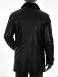 Koza Leathers Men's Genuine Lambskin Trench Coat Real Leather Jacket TM034