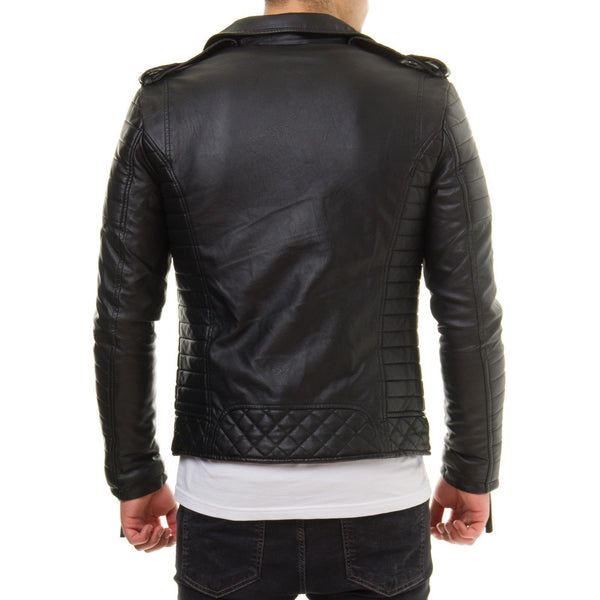 Men Real Lambskin Leather Jacket KM002 - Koza Leathers