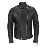 Men Real Lambskin Leather Jacket KM031