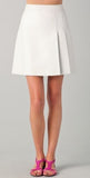 Women Real Lambskin Leather Mini Skirt WS008