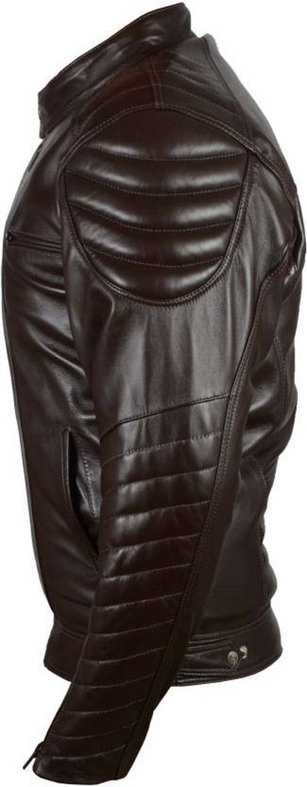 Biker Jacket - Men Real Lambskin Motorcycle Leather Biker Jacket KM477 - Koza Leathers