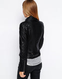 Biker / Motorcycle Jacket - Women Real Lambskin Leather Biker Jacket KW070 - Koza Leathers
