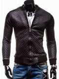 Biker Jacket - Men Real Lambskin Motorcycle Leather Biker Jacket KM479 - Koza Leathers