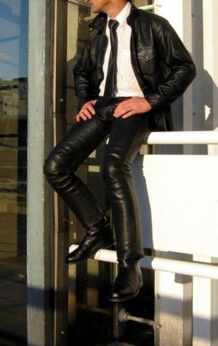 Koza Leathers Men's Real Lambskin Leather Pant MP070