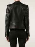 Biker / Motorcycle Jacket - Women Real Lambskin Leather Biker Jacket KW073 - Koza Leathers