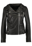 Biker / Motorcycle Jacket - Women Real Lambskin Leather Biker Jacket KW282 - Koza Leathers