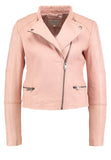 Biker / Motorcycle Jacket - Women Real Lambskin Leather Biker Jacket KW283 - Koza Leathers