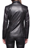 Koza Leathers Women's Real Lambskin Leather Blazer BW015