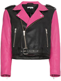 Biker / Motorcycle Jacket - Women Real Lambskin Leather Biker Jacket KW532 - Koza Leathers