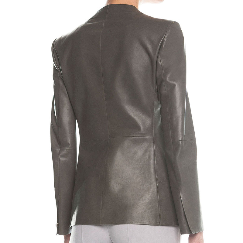 Koza Leathers Women's Real Lambskin Leather Blazer BW072