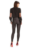 Koza Leathers Women's Real Lambskin Leather Skinny Pant WP099