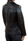 Koza Leathers Women's Real Lambskin Leather Blazer BW017