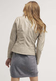 Biker / Motorcycle Jacket - Women Real Lambskin Leather Biker Jacket KW081 - Koza Leathers