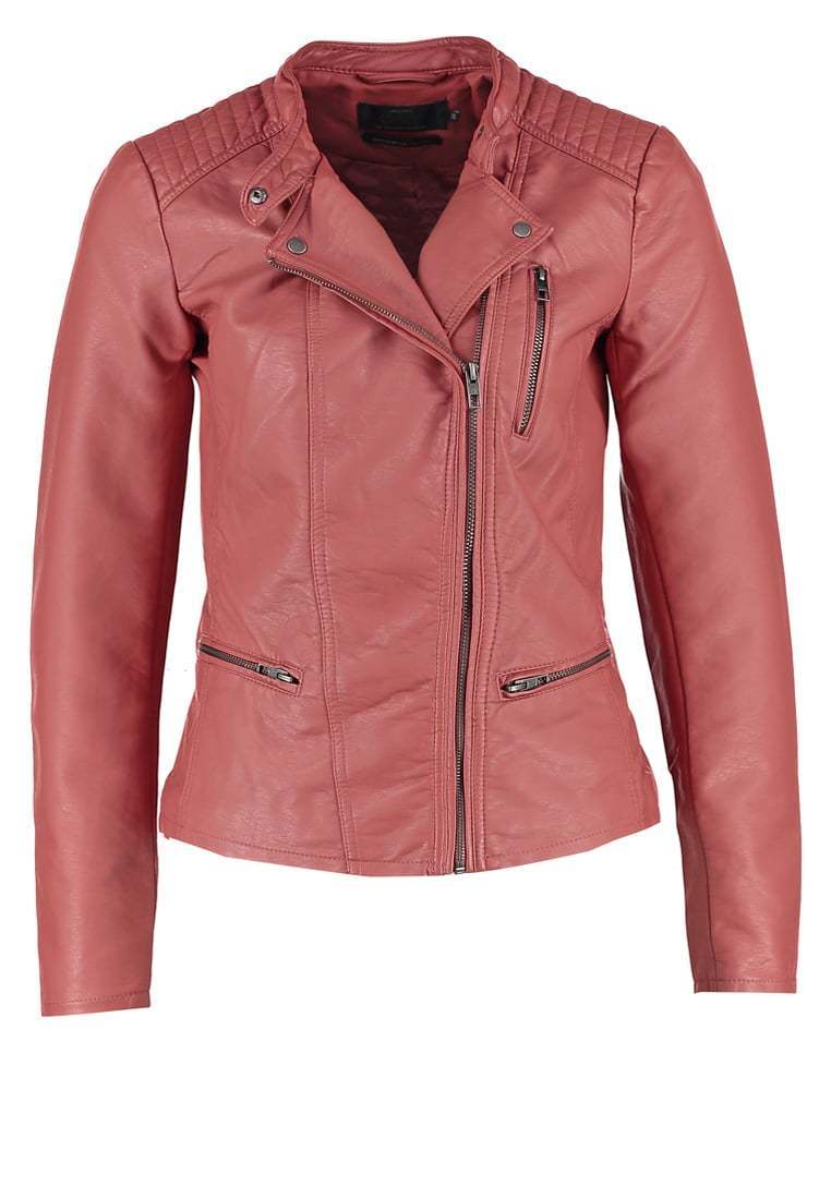 Biker / Motorcycle Jacket - Women Real Lambskin Leather Biker Jacket KW084 - Koza Leathers