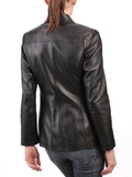 Koza Leathers Women's Real Lambskin Leather Blazer BW061