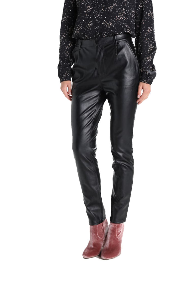 Koza Leathers Women's Real Lambskin Leather Skinny Pant WP103