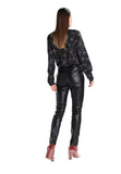 Koza Leathers Women's Real Lambskin Leather Skinny Pant WP103