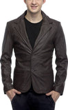 Koza Leathers Men's Real Lambskin Leather Blazer KB037