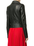 Biker / Motorcycle Jacket - Women Real Lambskin Leather Biker Jacket KW549 - Koza Leathers