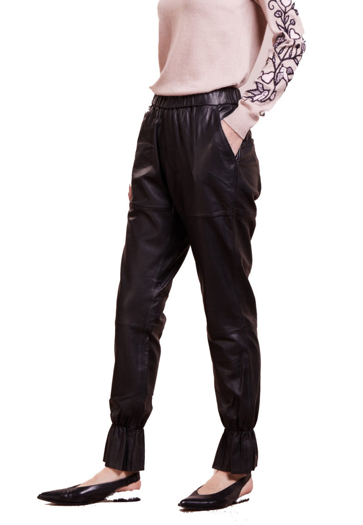 Koza Leathers Women's Real Lambskin Leather Pant WP104