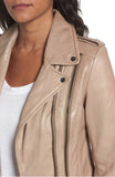 Biker / Motorcycle Jacket - Women Real Lambskin Leather Biker Jacket KW362 - Koza Leathers