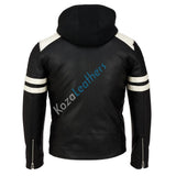 Biker Jacket - Men Real Lambskin Motorcycle Leather Biker Jacket KM221 - Koza Leathers