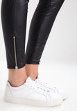 Koza Leathers Women's Real Lambskin Leather Capri Pant WP051