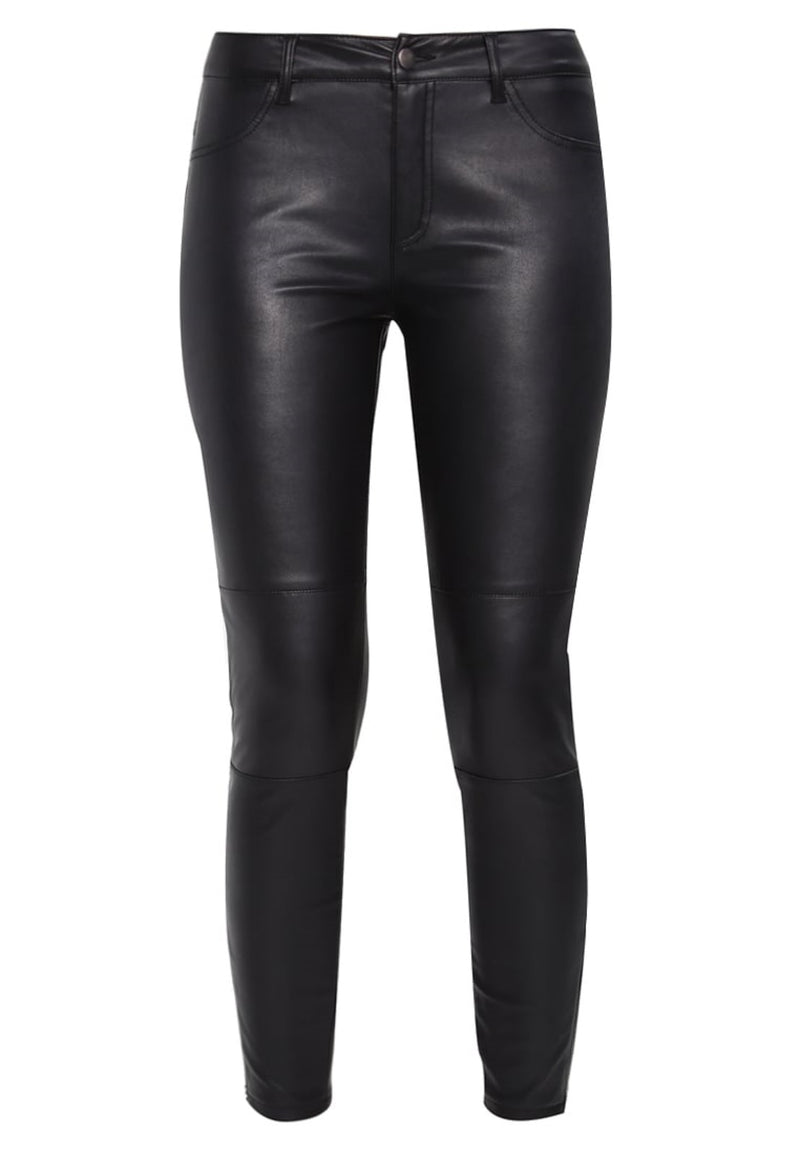 Koza Leathers Women's Real Lambskin Leather Capri Pant WP051