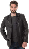 Koza Leathers Men's Real Lambskin Leather Blazer KB148