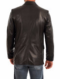 Koza Leathers Men's Real Lambskin Leather Blazer KB053